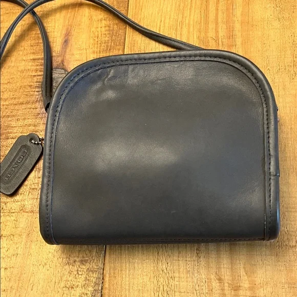 Coach Vintage Abbie Zip Gray Glove tanned leather crossbody Style 9017 - Picture 2 of 15